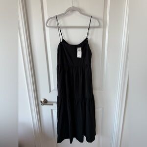Black Midi Abercrombie Dress (Small/NEW)